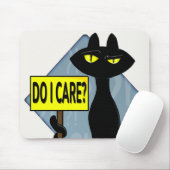Tapis de souris Bad Boogie Funny Do I Care? (Avec souris)