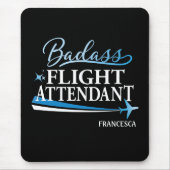 Tapis De Souris Badass agent de bord Personnaliser noir (Devant)