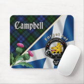 Tapis De Souris Badge de clan Campbell et affiche de souris de tar (Avec souris)