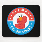 Tapis De Souris Badge Elmo pour Président (Devant)