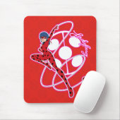 Tapis De Souris Badge Miraculous Ladybug (Avec souris)