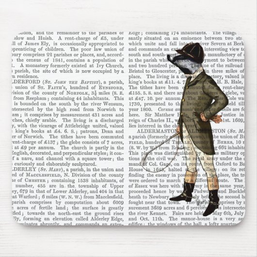 Tapis De Souris Badger Le Rider Complet (Devant)