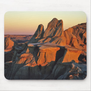 Tapis De Souris Badlands dans le parc national Theodore Roosevelt