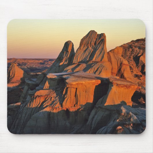 Tapis De Souris Badlands dans le parc national Theodore Roosevelt (Devant)