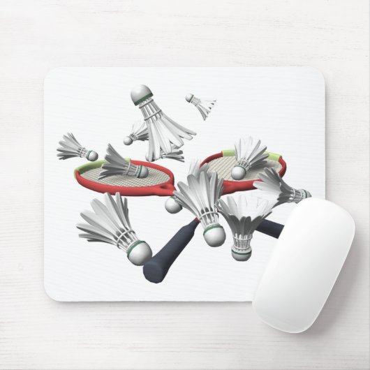 Tapis De Souris Badminton (Avec souris)