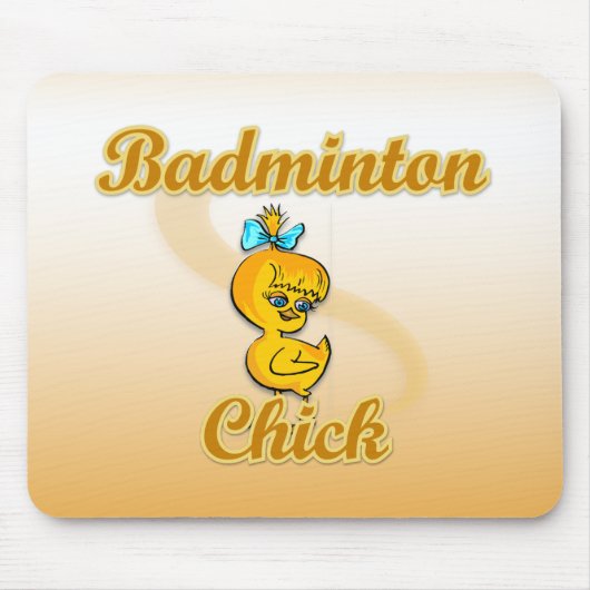 Tapis De Souris Badminton Chick (Devant)