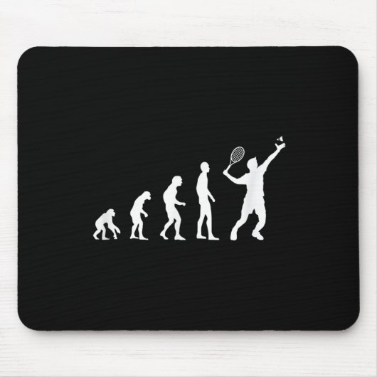Tapis De Souris Badminton Evolution Shuttle amusant (Devant)