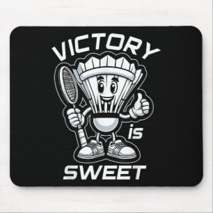Tapis De Souris Badminton Forever Cartoon Shuttle Et Racket Graphe