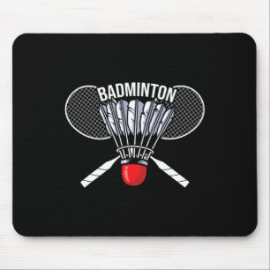 Tapis De Souris Badminton Graphic Badminton Player Navette Sports