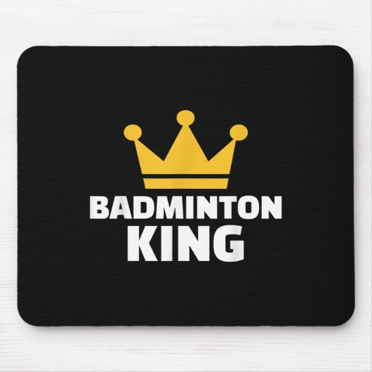 Tapis De Souris Badminton King (Devant)