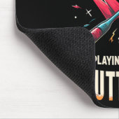 Tapis De Souris Badminton Player Shuttle Racket Badmintoner  (Coin)