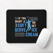 Tapis De Souris Badminton Player Soft Sert Badminton (Avec souris)