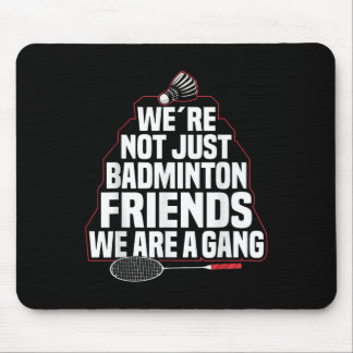 Tapis De Souris Badminton Team Game A Gang Shuttle Player Badminto