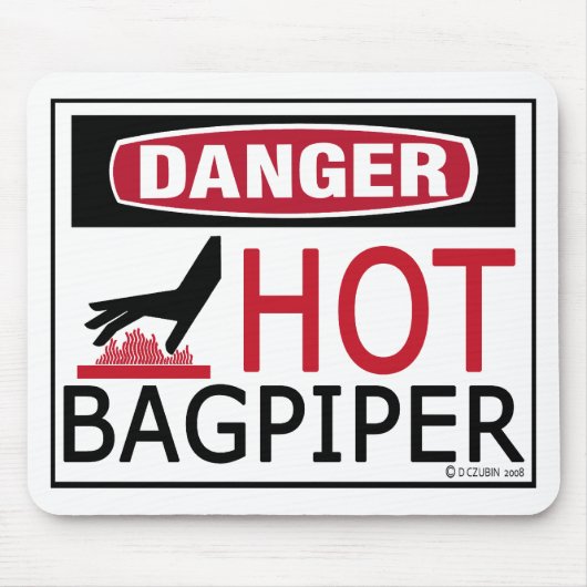 Tapis De Souris Bagpier chaud (Devant)
