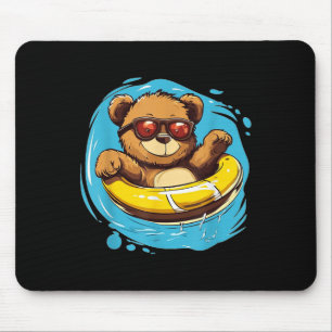 Tapis De Souris Bague De Bain Costume Ours En Teddy Pour Les Amate