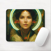 Tapis De Souris Bague De Lumière Imaginaire Sci-fi (Avec souris)