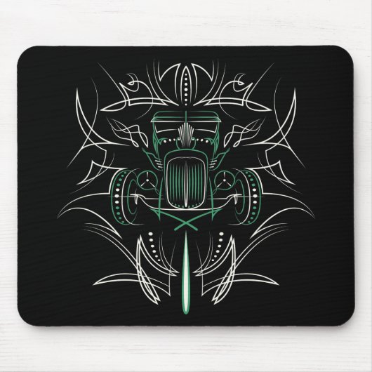 Tapis De Souris Baguette chaude à rayures (Devant)