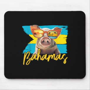 Tapis De Souris Bahamas Baignade Cochon Caraïbes Beach Voyages été