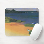 Tapis De Souris Baie de Tregastel par Félix Vallotton, Beaux-arts (Avec souris)