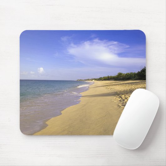 Tapis De Souris Baie Longue Long Bay Beach, St Martin, (Avec souris)