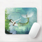 Tapis De Souris Baignade avec Saumon Mousepad (Avec souris)