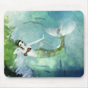 Tapis De Souris Baignade avec Saumon Mousepad