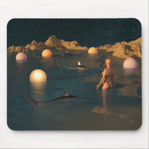 Tapis De Souris Baignade nocturne