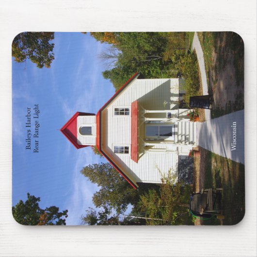 Tapis de souris Baileys Harbor Rear Range Light (Devant)