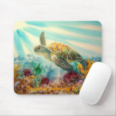 TAPIS DE SOURIS BAIN DE TORTUE (Avec souris)