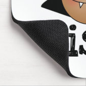 Tapis De Souris Baiser de Dracula d'Afro-américain (Coin)