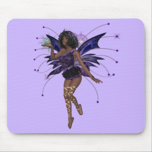 Tapis De Souris Baiser de KRW le Faery Mousepad d'Afro-américain