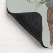 Tapis De Souris Baiser de KRW le Faery Mousepad d'Afro-américain (Coin)