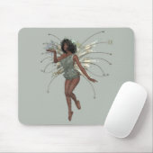 Tapis De Souris Baiser de KRW le Faery Mousepad d'Afro-américain (Avec souris)