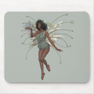 Tapis De Souris Baiser de KRW le Faery Mousepad d'Afro-américain