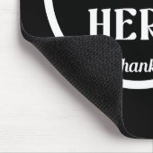 Tapis De Souris baiser personnalisé, unique, élégant et minimalist (Coin)