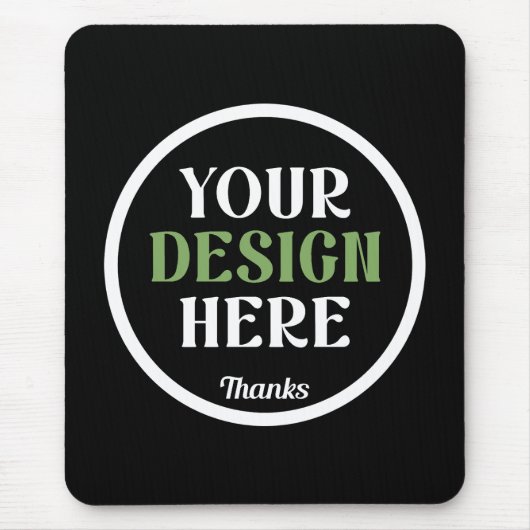 Tapis De Souris baiser personnalisé, unique, élégant et minimalist (Devant)