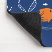 Tapis De Souris Baiser Poissons Coraux Algues sous-marines Mer (Coin)