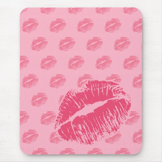 Tapis De Souris Baiser rose (Devant)