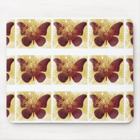 Tapis De Souris Baisers à papillon (Devant)