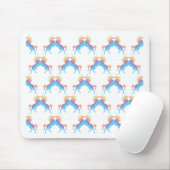 Tapis De Souris Baisers des licornes (Avec souris)
