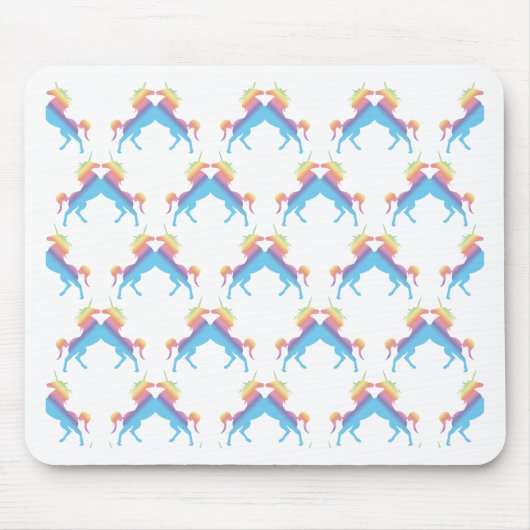 Tapis De Souris Baisers des licornes (Devant)