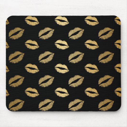 Tapis De Souris Baisers dorés (Devant)