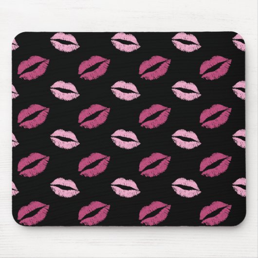 Tapis De Souris Baisers Roses (Devant)