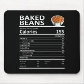 Tapis De Souris Baked Beans Nutritional Facts Thanksgiving X-mas G (Devant)