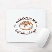 Tapis De Souris Baking Is My Sritual Gift Funny Bake Lover Pastry (Avec souris)