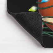 Tapis De Souris Bal de football de Noël Lumières (Coin)