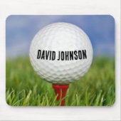 Tapis De Souris Bal De Golf Sur Red Tee (Devant)