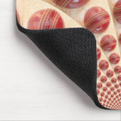Tapis De Souris Bal en cuir rouge de cricket international (Coin)