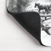 Tapis De Souris Balade à travers Central Park Mousepad (Coin)