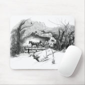 Tapis De Souris Balade à travers Central Park Mousepad (Avec souris)